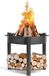 CookKing Brasero Montana 80 cm - Acier - Noir
