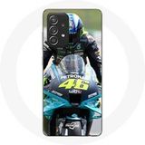 Maniacase Hoesje voor Samsung Galaxy A33 5G Valentino Rossi Motorracer 46