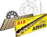 DID Chaîne aluminium 525VX3 / 112 Rivet lock noir
