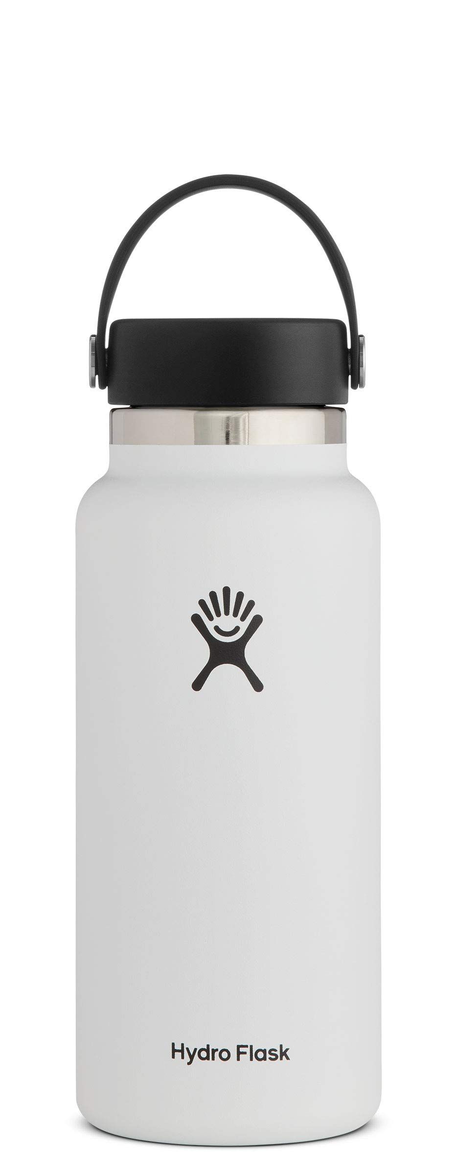 Hydro Flask Wide Mouth Drinkfles met Flex Cap 946ml - white 2020