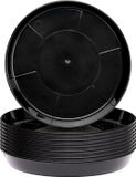 Garronda Ronde Bloempot Onderzetter – 10 stuks – Zwart - ⌀ 45cm H=5,6cm