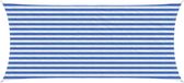 vidaXL Voile d'ombrage rectangulaire 2 x 4 m HDPE bleu et blanc