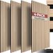 Tectake Panneaux acoustiques - Set de 4 - Chêne clair - 60 x 120 cm