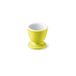 Dibbern Solid Color eierdopje van Fine Bone China porselein in de kleur limoen met een diameter van ca. 5 cm, 2019000038