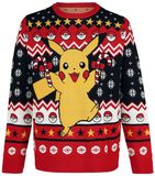 Pokémon Pikachu Heren Christmas jumper - meerkleurig - S