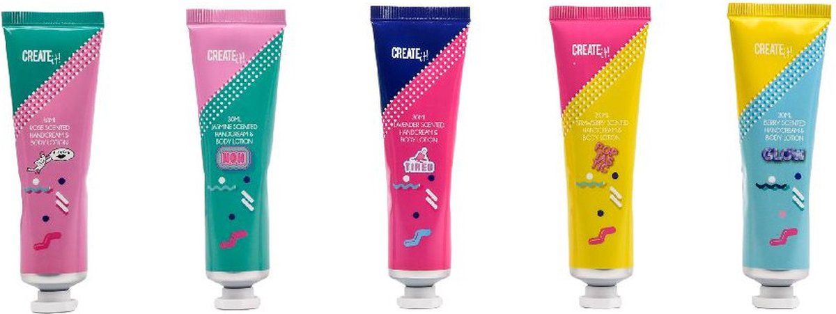Create it! Poptastic Meisjes Handcrème En Bodylotion - 5-delig