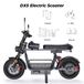 DX5 e-scooter - Vitesse maximale inférieure à 25 km/h - Autonomie 60-72 km - Batterie 48V 15,6 Ah - Siège amovible - Suspension hydraulique - Freins à disque hydrauliques