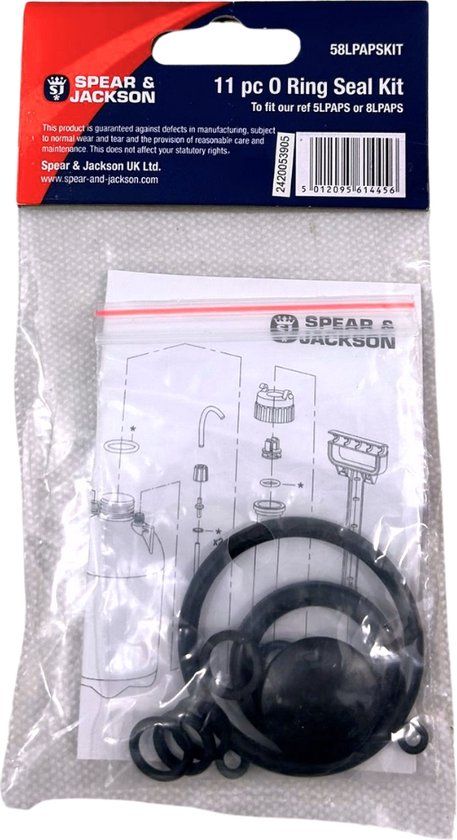 Spear & Jackson Drukspuit Ringen 5L en 8L set van 11
