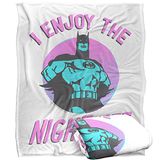 BATMAN Silky Touch Super Zachte Sprei Deken, 152 x 127 cm