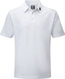 Footjoy Stretch Pique Solid Polo Junior Blanc