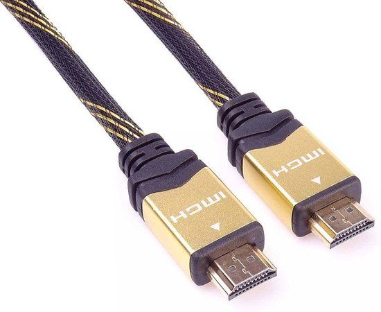 PremiumCord KPHDMET10 HDMI kabel 10 m Zwart, Goud