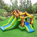 Coast Château gonflable Springburg avec 30 boules, verrouillage élastique avec diaporama Château pour enfants 390 x 340 x 230 cm
