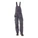 J.A.K. 150314128 Serie 1503 tuinbroek 60% katoen/40% polyester, grijs, 70 R (50/32) maat