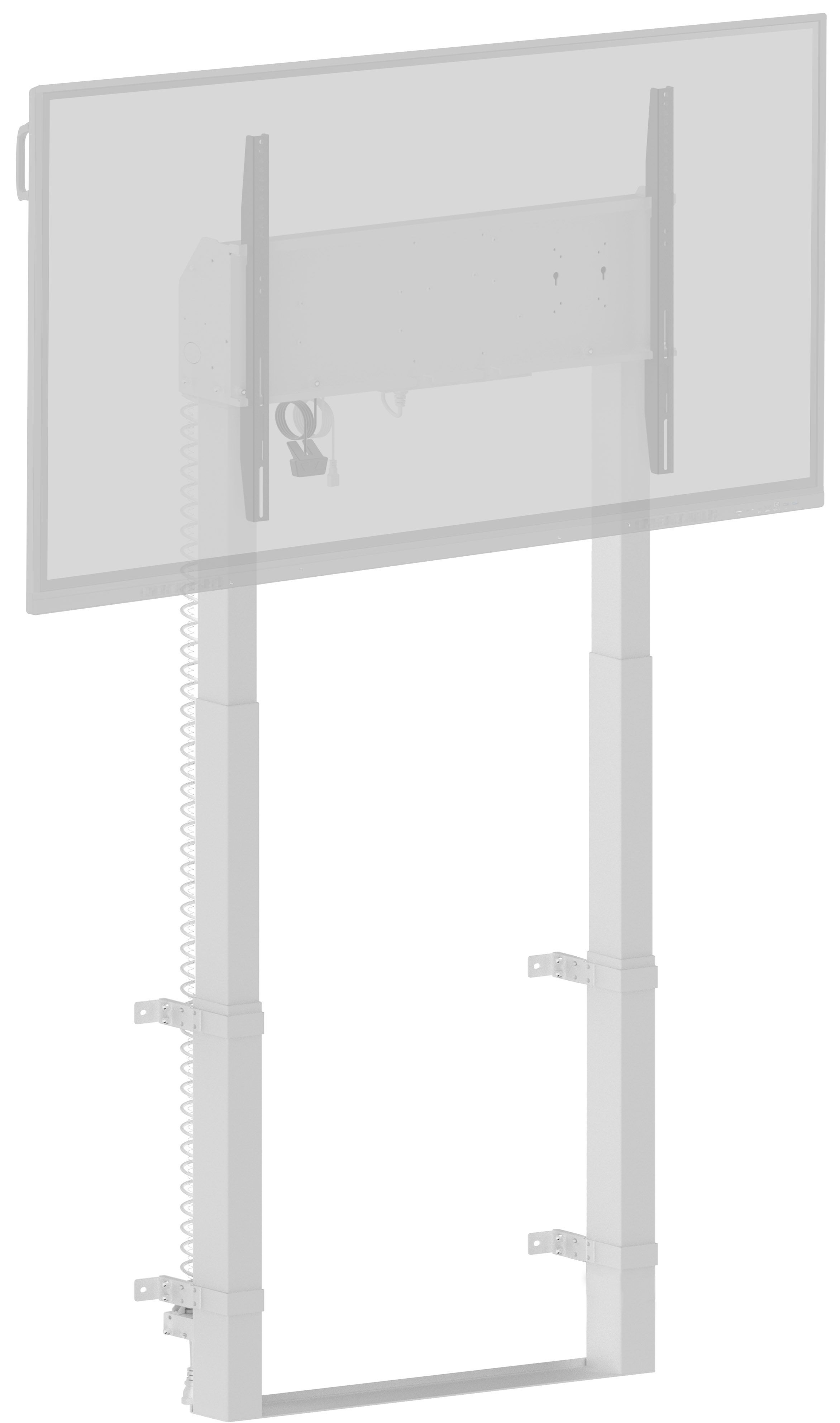iiyama MD-WLIFT2031-W1 Vloerstandaard voor platte schermen, wit