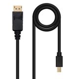 glowster Mini-DisplayPort-naar-DisplayPort-kabel met Mini DP-/M-DP-connectoren, lengte 2,0 m