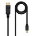 glowster Mini-DisplayPort-naar-DisplayPort-kabel met Mini DP-/M-DP-connectoren, lengte 2,0 m