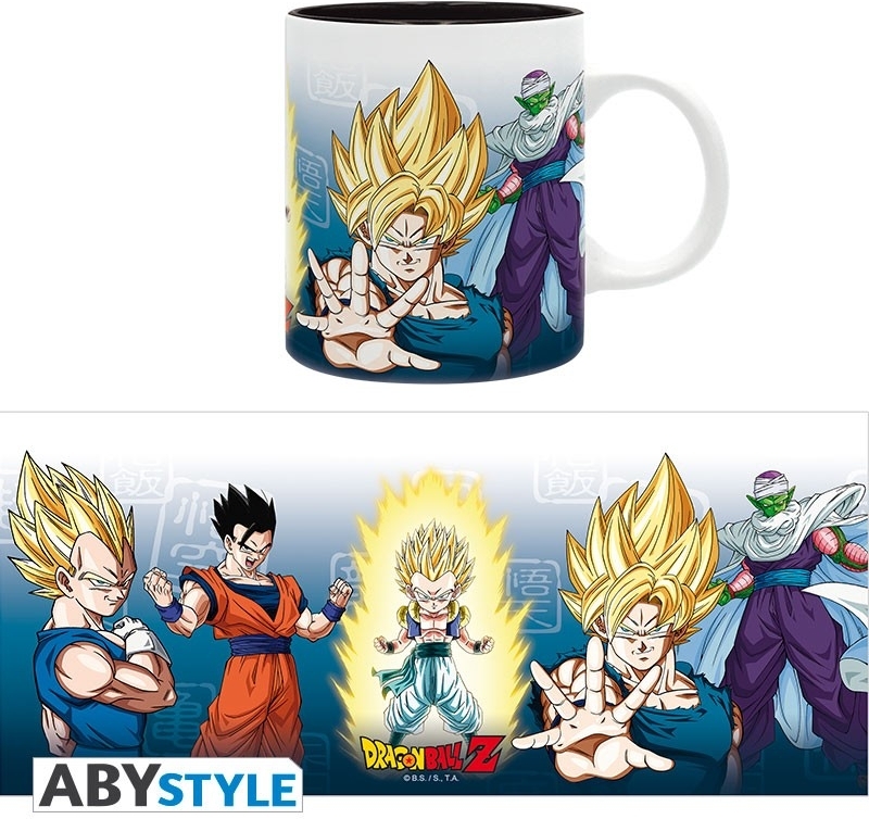 Abystyle DRAGON BALL - Mug - 320 ml - DBZ/Saiyans & Piccolo - subli - box