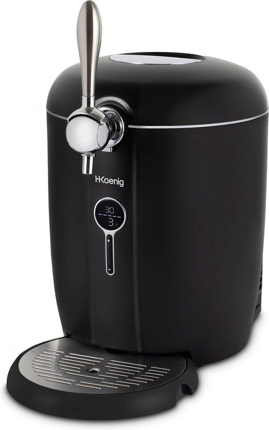 H.Koenig Koelende Bier Dispenser 65 W Zwart