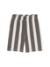 Tom Tailor Sweatshorts met patroon - Maat 116 - grey off white vertical stripe