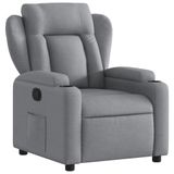 VidaXL Accent Chair Fabric Grey