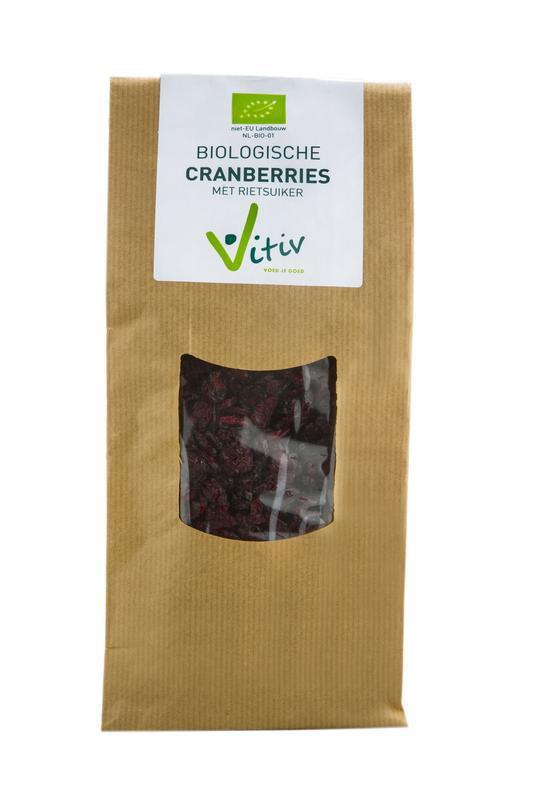 Vitiv Cranberries rietsuiker 250g