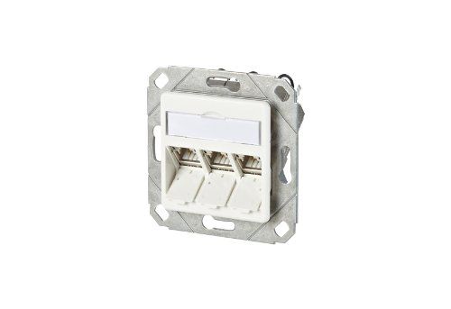 BTR 130B11D31102-E dataslot C6Amodule 3 poorten 180°M UPk inbouw, zuiver wit