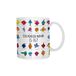 Monsieur Madame MM3107 thermobeker Wat meneer mevrouw ben jij, 320 ml, wit, zwart en meerkleurig, keramiek, 12 x 8,3 x 9,7 cm