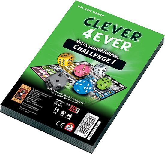 999 Games Scoreblokken Clever 4Ever Challenge - Dobbelspel
