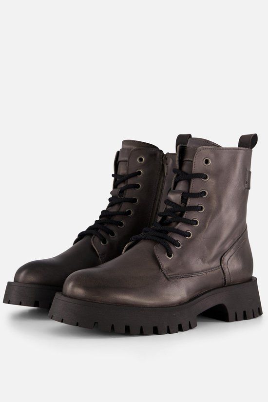 Cellini Veterboots grijs Leer - Maat 37