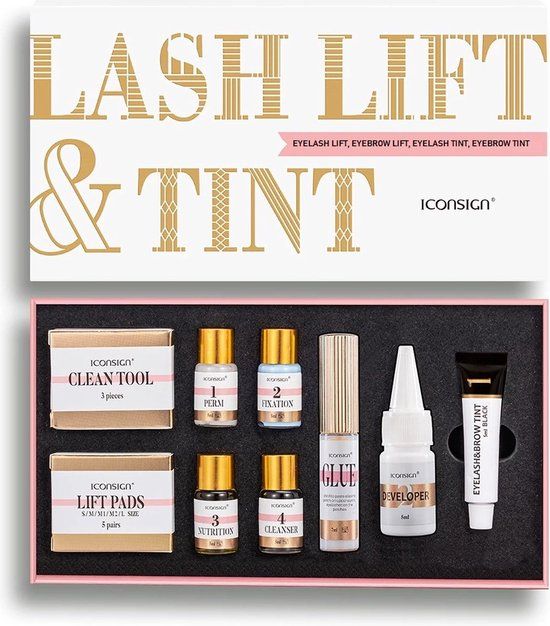 Bellissima Iconsign® Professionele Wimperlifting Set - Lash Lift Kit - Inclusief Wimperverf - Vegan - 32ml