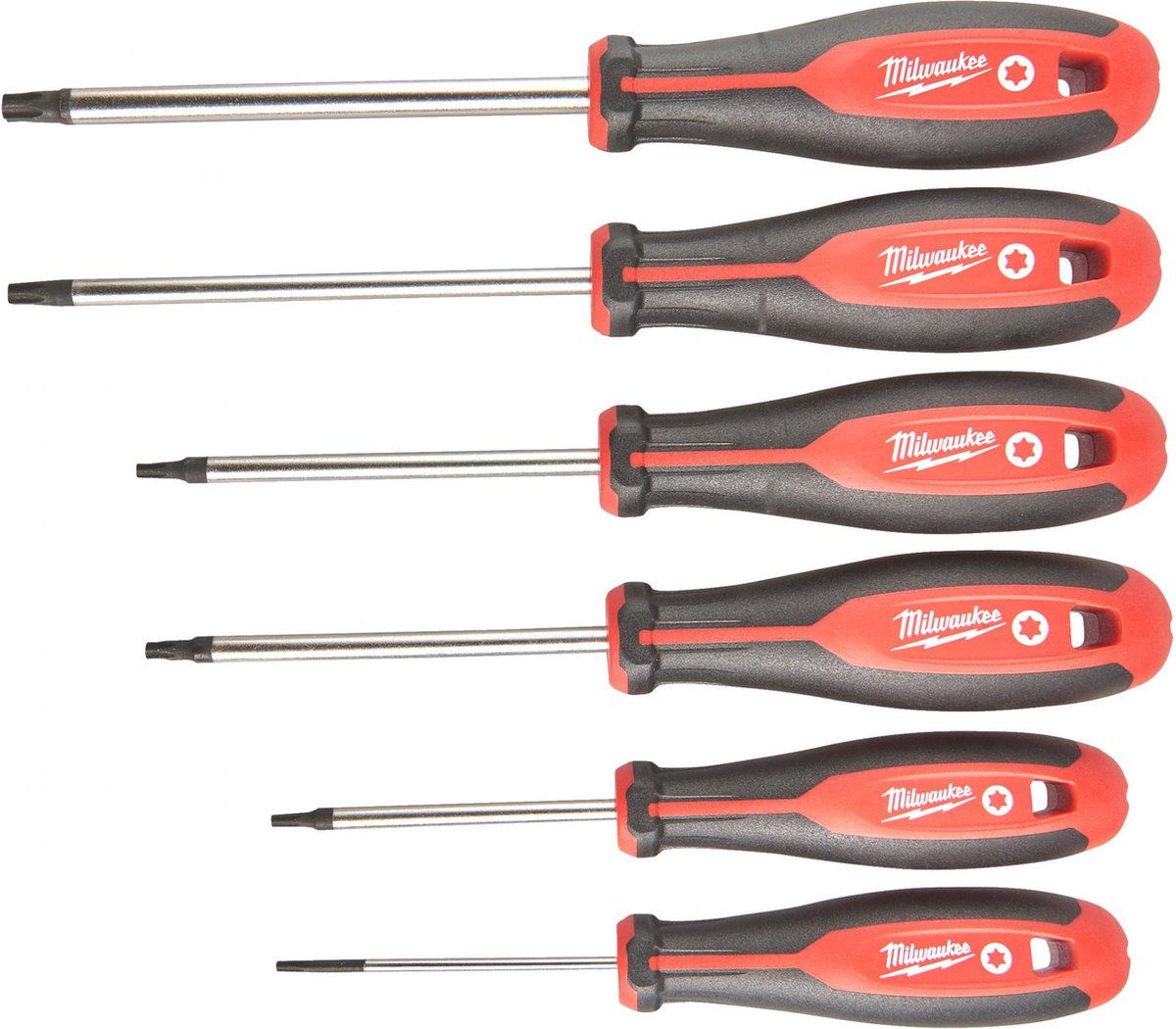 Milwaukee 4932471809 6-delige Tri-lobe schroevendraaiersset - Torx