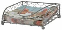 Merkloos Esschert Design Bv Servettenhouder Metaal Zilver 18 x 16 cm
