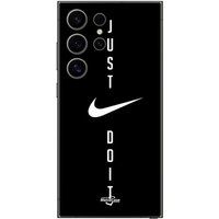 Samsung Galaxy S25 Ultra Nike logo Gewoon doen fond noir Maniacase