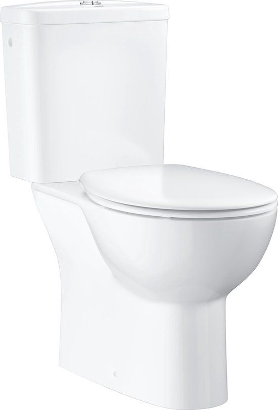 GROHE Bau Ceramic WC Pack - Duoblok - Met reservoir - Soft close - Wit
