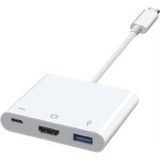 On Earz Mobile Gear Hub On Earz USB-C naar HDMI/USB 3.0/USB-C Wit