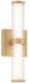 Eurofase LED Wand Buitenlamp Fayton | 14W 3000K 830 | Brushed Gold