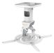 Support de projecteur, articulé, inclinable, pivotant, blanc