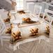 PETTI Artigiani Italiani - Tafelkleed, vuilafstotend, voor keukens, design: brood, 2 x 24 zitplaatsen (140 x 450 cm), 100% Made in Italy