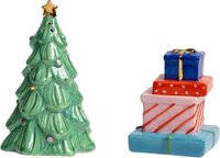 &Klevering Kerstmis Zout- en Peperstel - Aardewerk - Multi - 6.5 cm