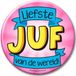 Paper dreams XXL button liefste juf