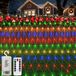 OEM LED-verlichtingsnet, 3x2 meter, 200 LED's, afstandsbediening, 8 modi, timer, waterdicht