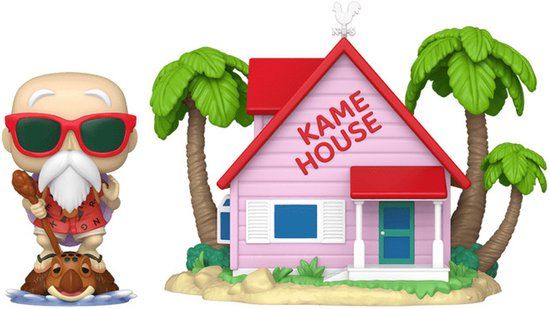 Funko Pop! Town Dragon Ball Master Roshi at Kame House vinylfiguur