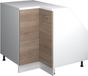 Vicco Rion Armoire pour mur incliné Armoire d'angle – 75,6 x 81,6 cm avec 1 porte, corps de meuble 60 cm de profondeur Sonoma