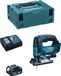 Makita Pendelzaag DJV182RTJ1 (1 x 5,0 Ah accu + oplader DC18RC + MAKPAC 2 opbergkoffer)