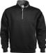 Fristads Sweatshirt Met Korte Ritssluiting 1705 Df - Zwart - L
