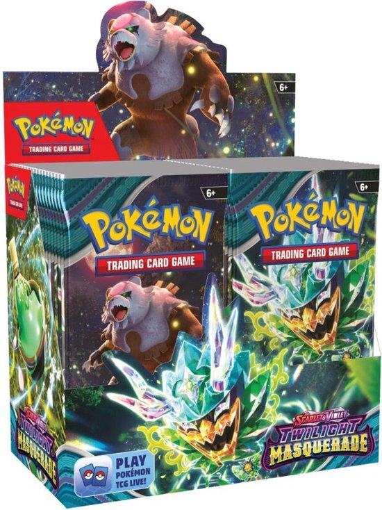 Pok&#233;mon - Scarlet &amp; Violet - Twilight Masquerade - Booster Display - Pok&#233;mon Kaarten