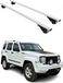 Omac Barres De Toit Pour Jeep Cherokee Kk 2008-2012 – Tüv / Din 75302:2019 – Antivol Inclus – Charge Max 75 Kg – 2 Barres Argent