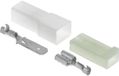 Kalitec KALI-2501 Fastin-Faston Set prise plate unipolaire | fiche plate 0,75-1,5 mm² et boîtier assorti
