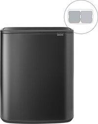Brabantia Bo Touch Bin - 2 x 30 Liter - Confident Grey - Afvalscheiding