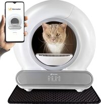 Viervoeter Fresh 2 - Automatische Zelfreinigende Kattenbak - Bedienen via App - 65L - incl matje en 3 rollen opvangzakjes
